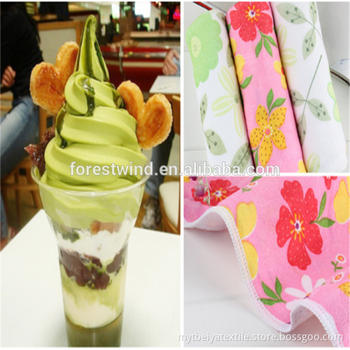 Newest Super Absorbent decontaminability Printed Kitchen Towel